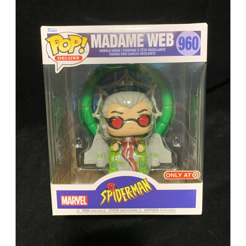 FUNKO POP #960 MADAME WEB‎ SPIDER-MAN ANIMATED SERIES TARGET EXCLUSIVE BRAND NEW